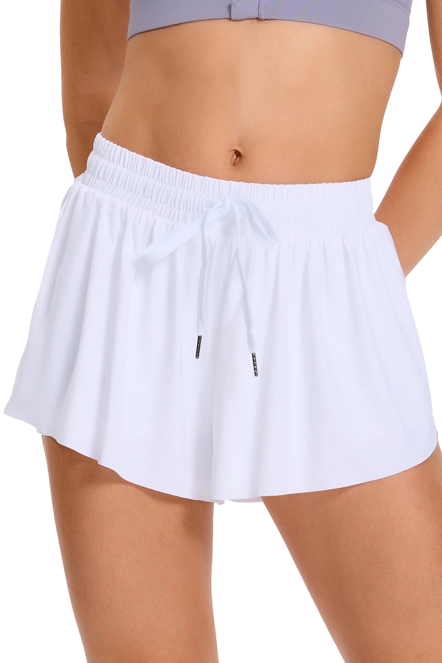 Breathable Drawstring Pocket Skirt