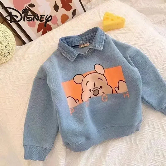 Winnie the Pooh Collar Sweatshirt