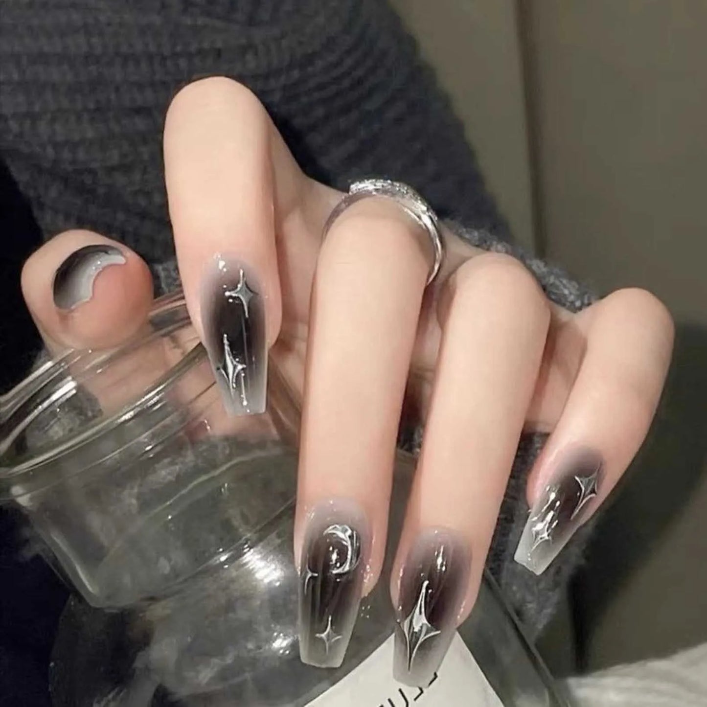 Designer Square Nails