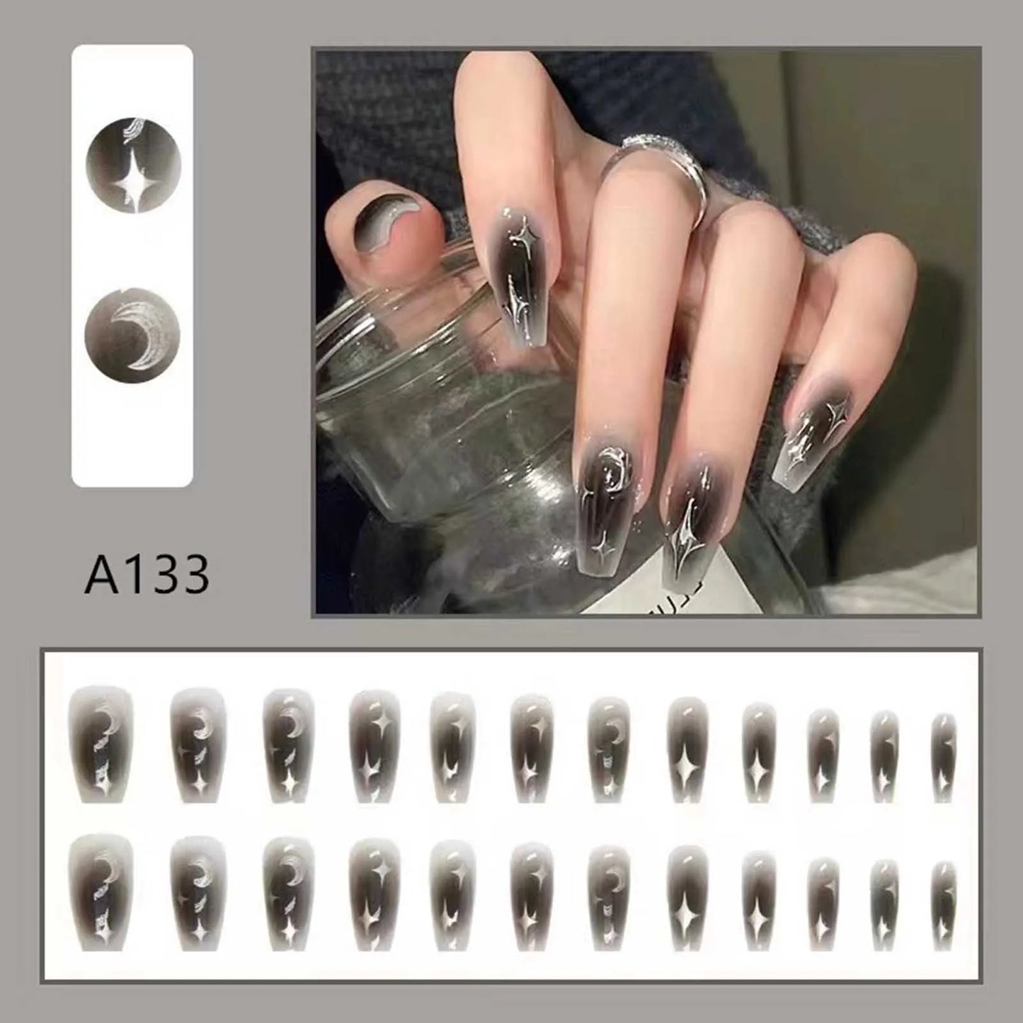 Designer Square Nails