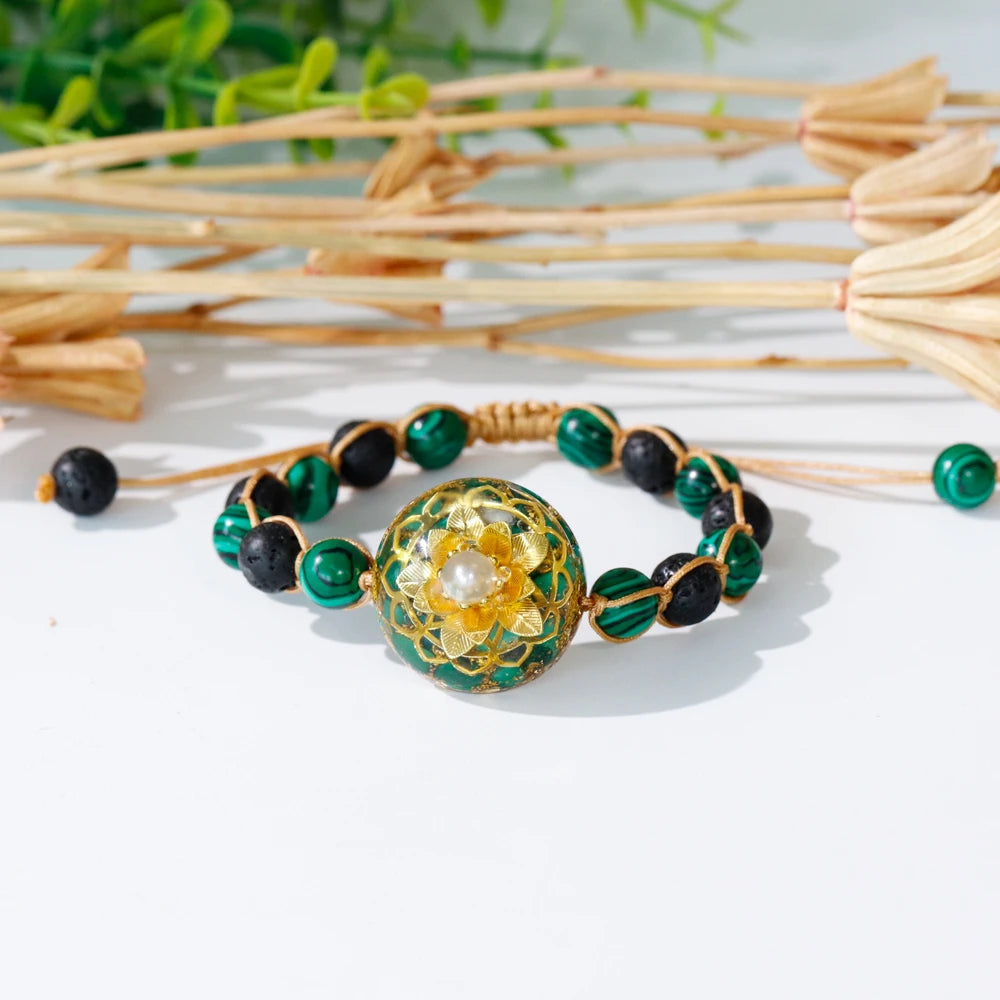 Orgonite Lotus Bracelet