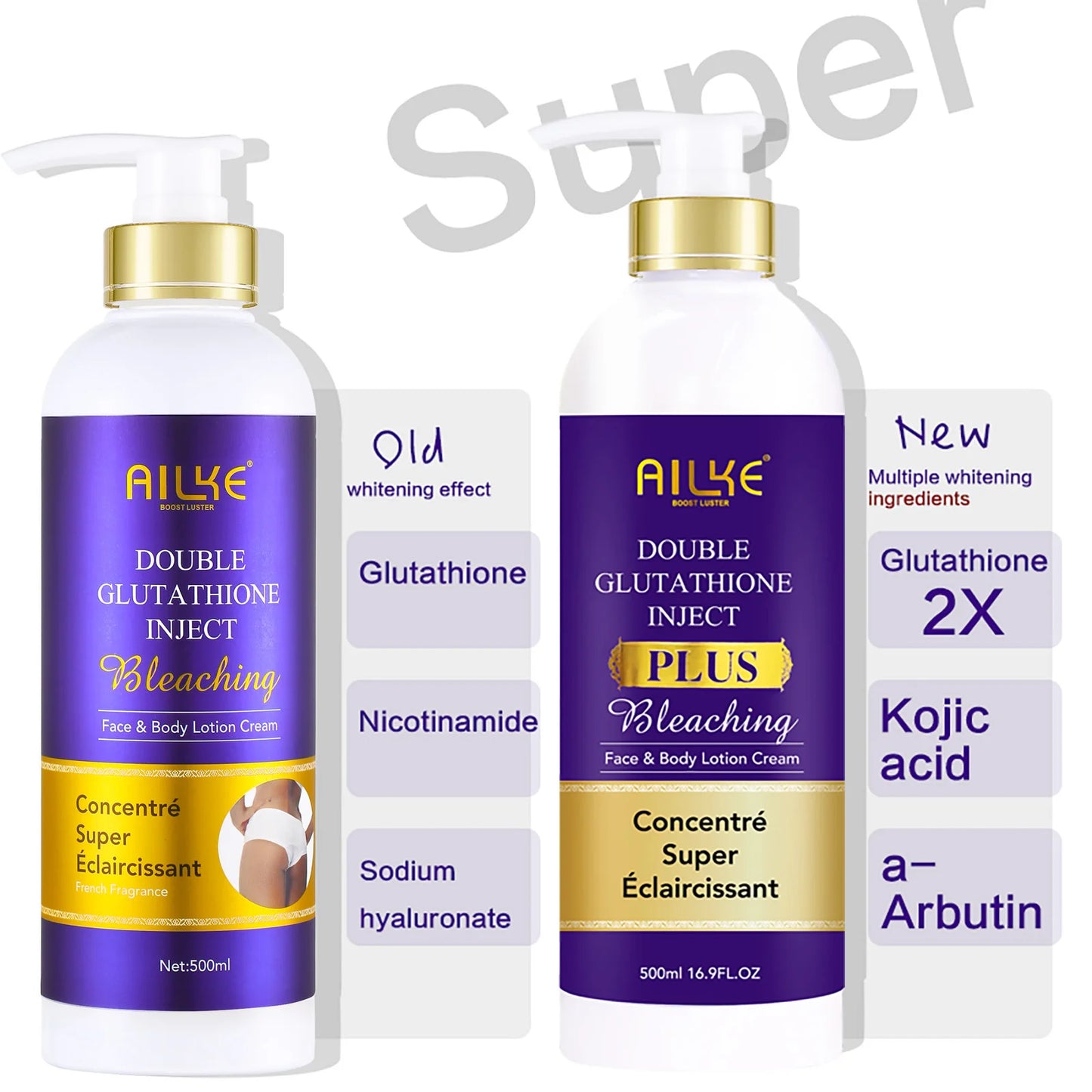 AILKE 24k Gold Flake Skin Lightening Serum