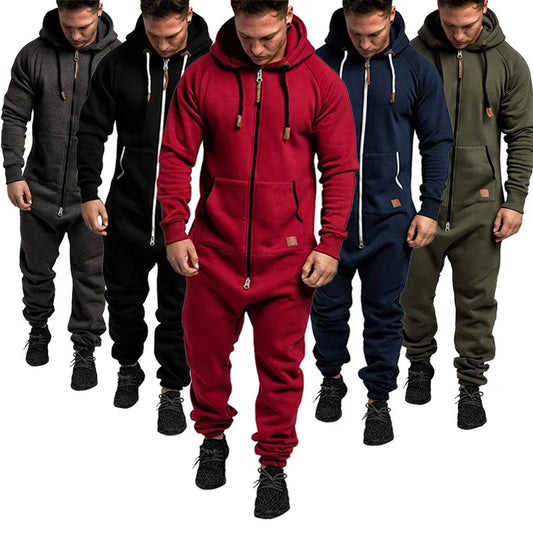 Sports Fleece Hooded Onesie