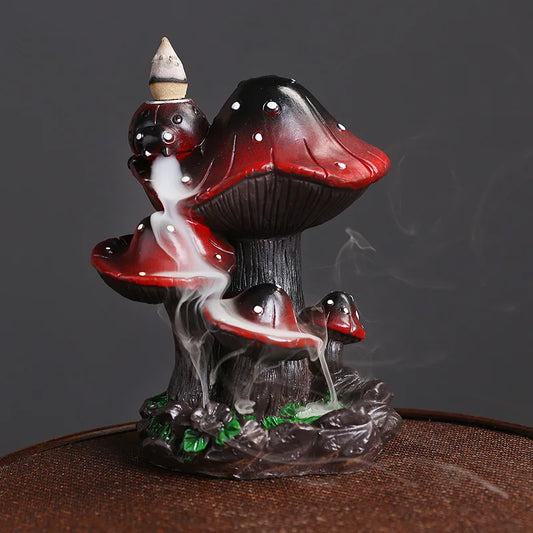 Mushroom Waterfall Incense Burner