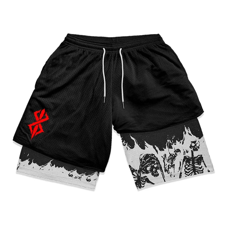 Athletic Quick-Dry Stretch Shorts