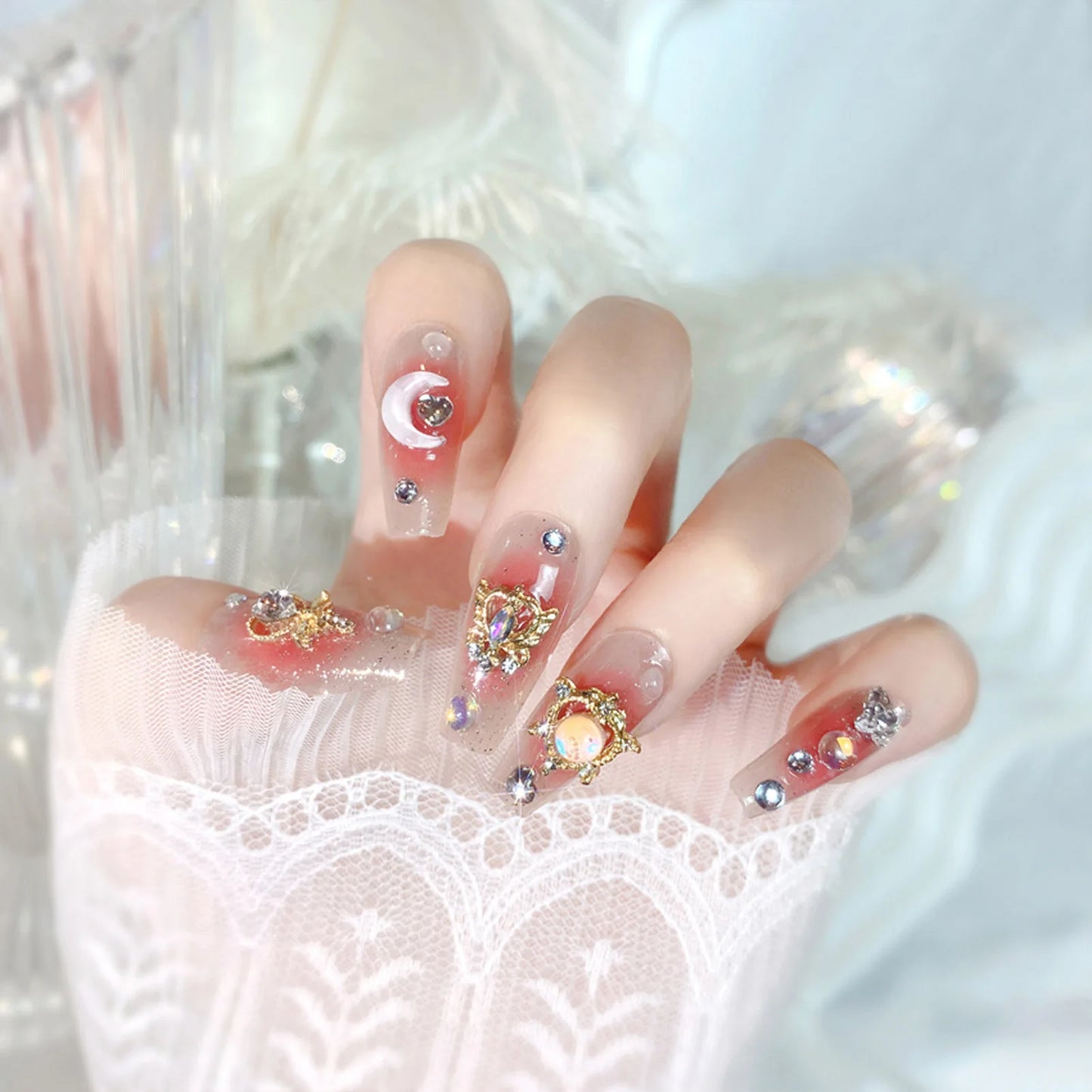 Designer Square Nails