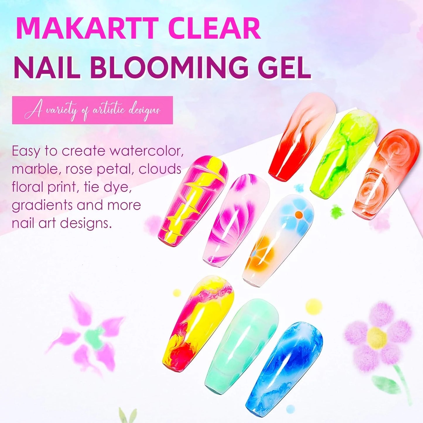 Clear Nail Blooming Gel