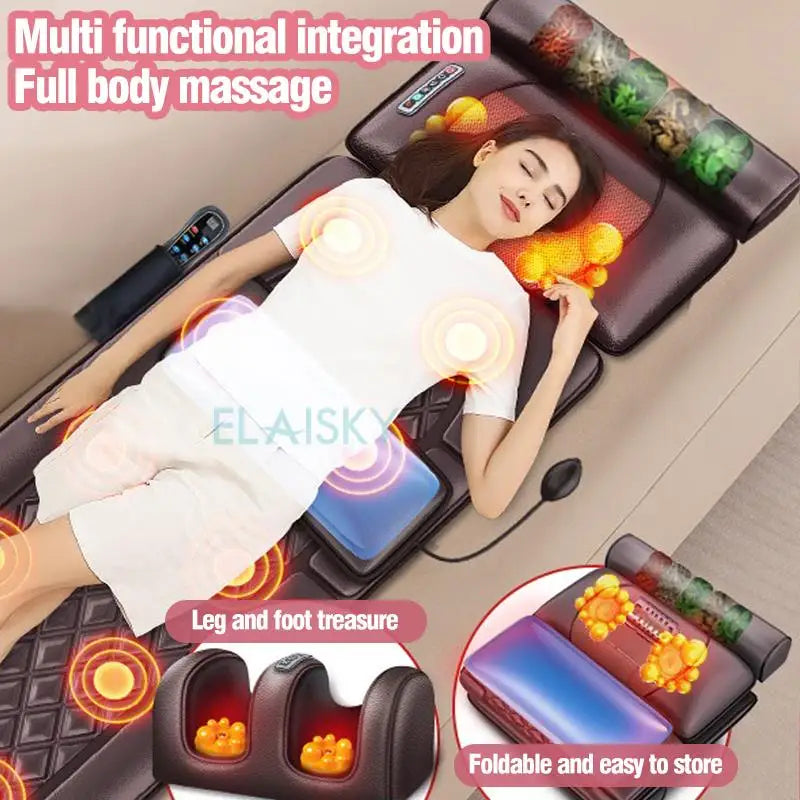 Vibrating Heated Infrared Electric Massage Mattress