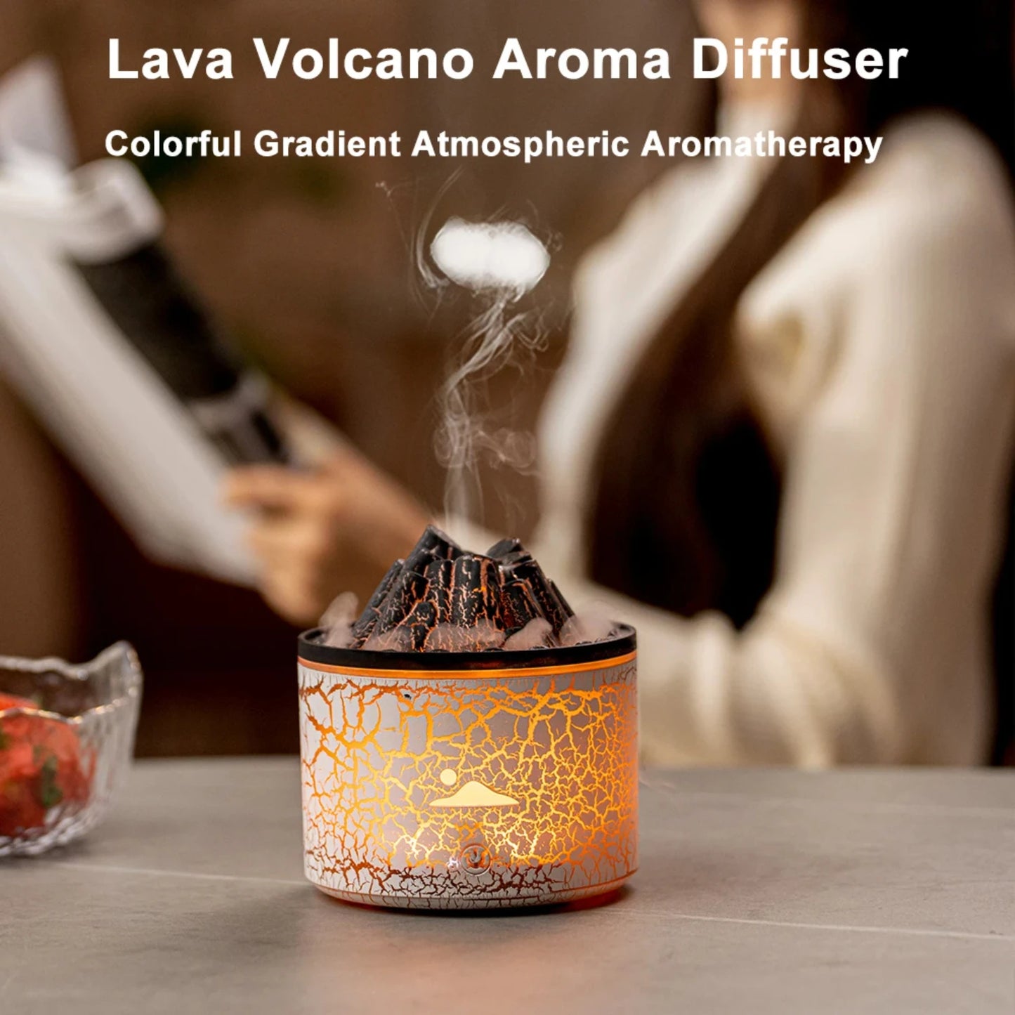 Mini Volcanic Flame Essential Oils Diffuser