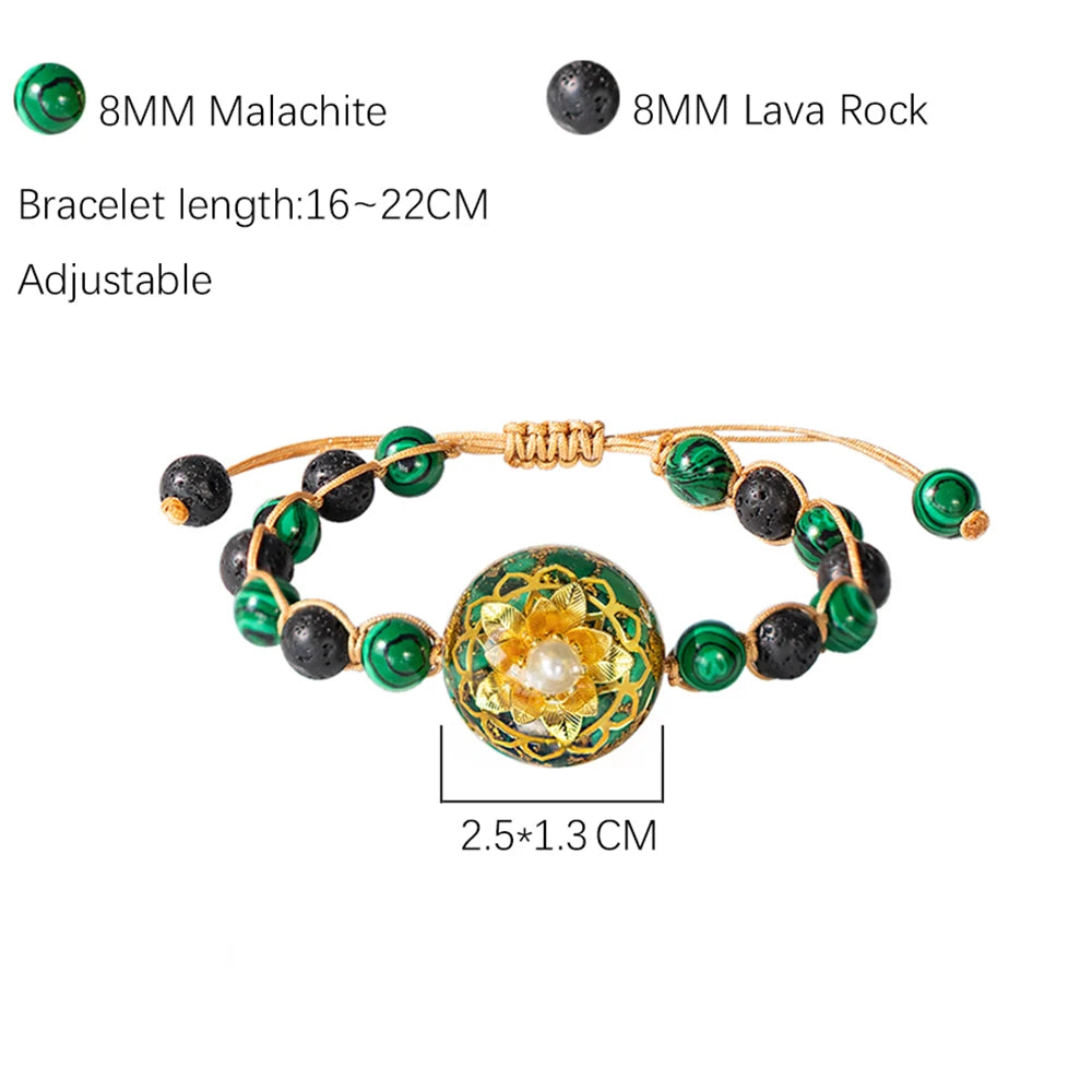 Orgonite Lotus Bracelet
