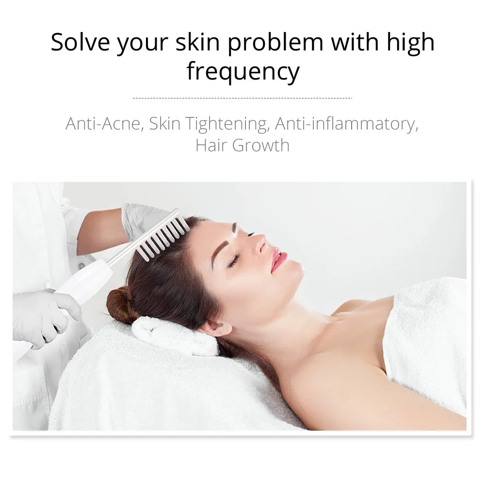 High Frequency Facial Therapy Wand