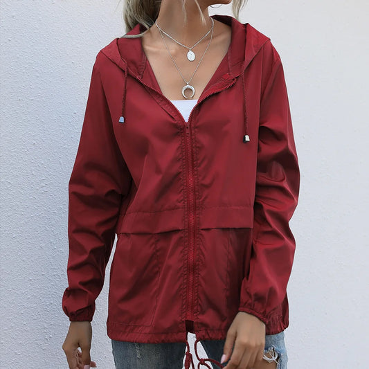 Hooded Waterproof Windbreaker