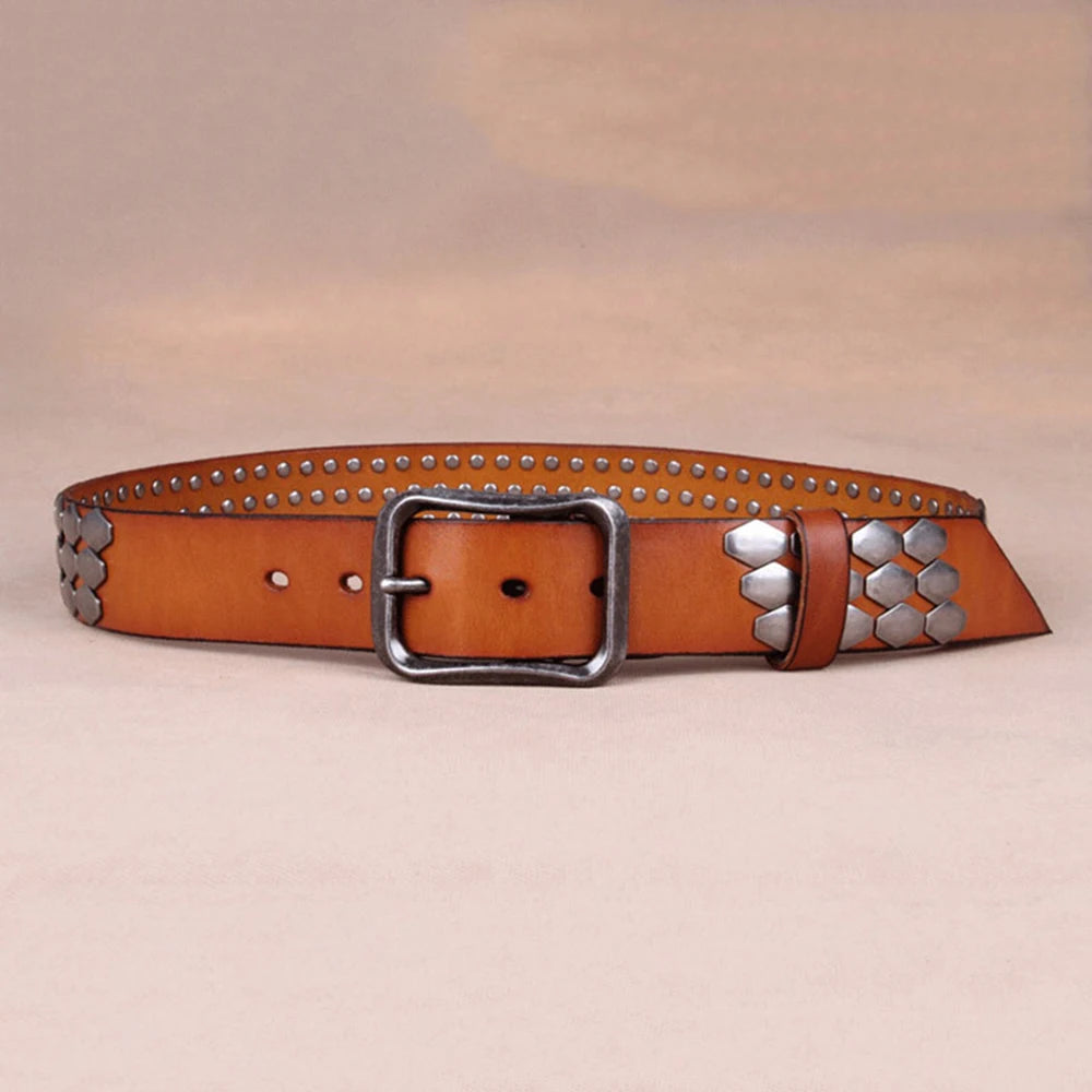 Men's Genuine Leather Retro Belt