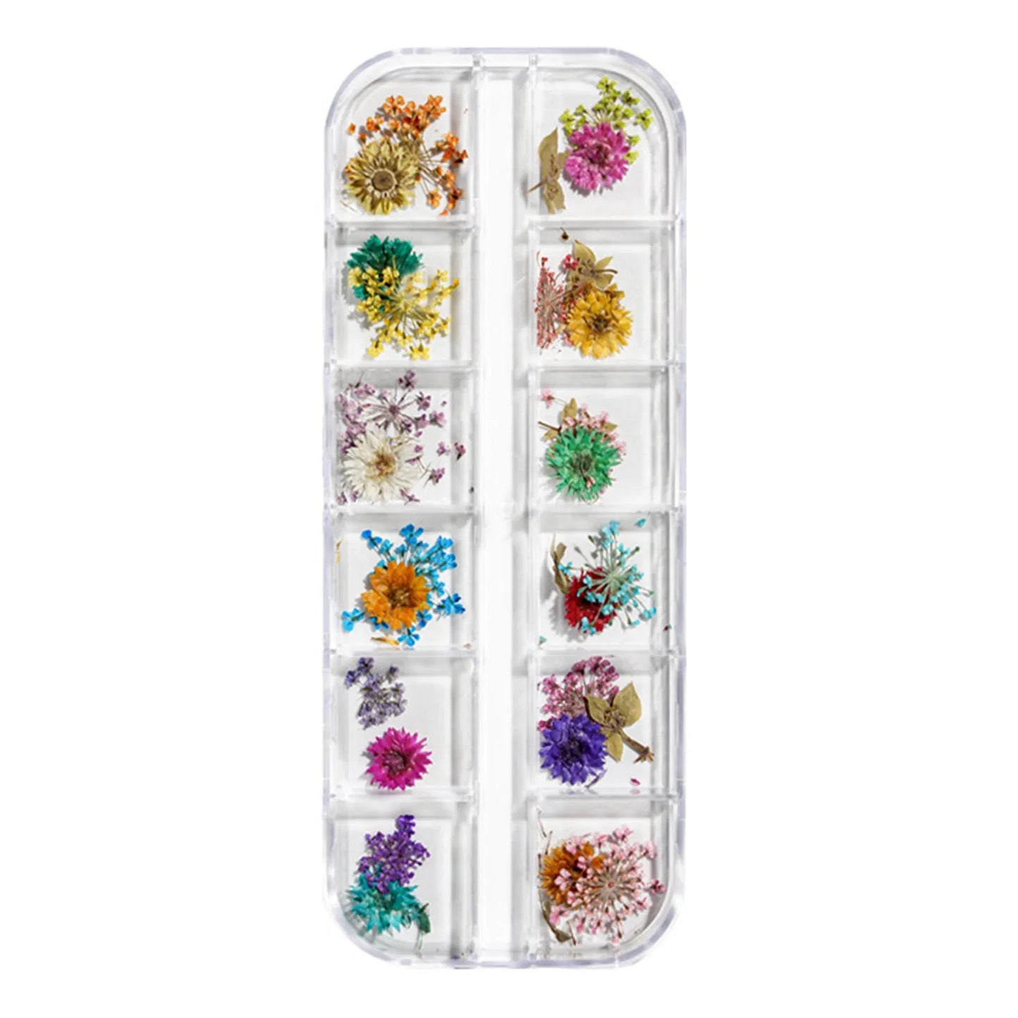 Dried Flowers Nail Art