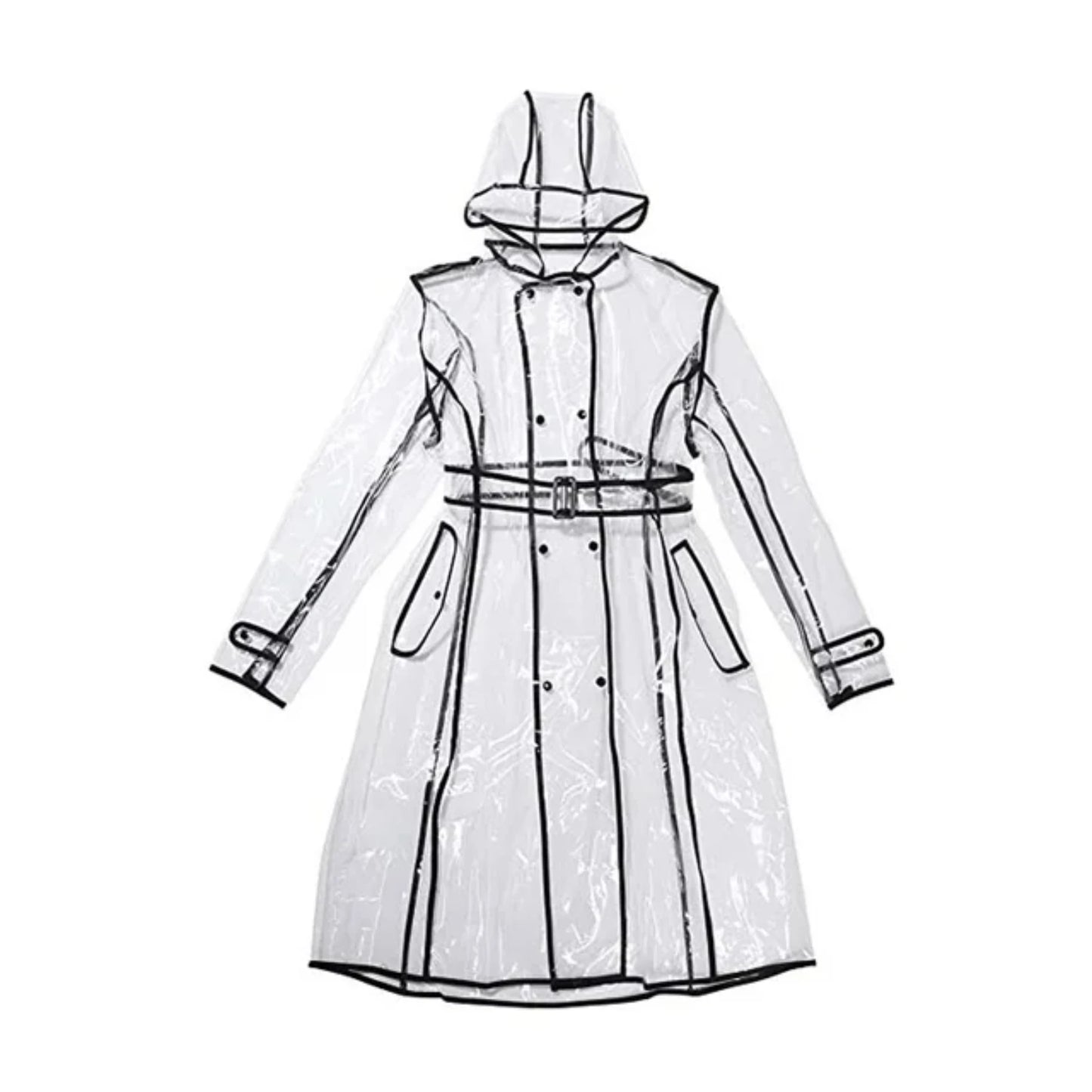Waterproof Clear Plastic Raincoat
