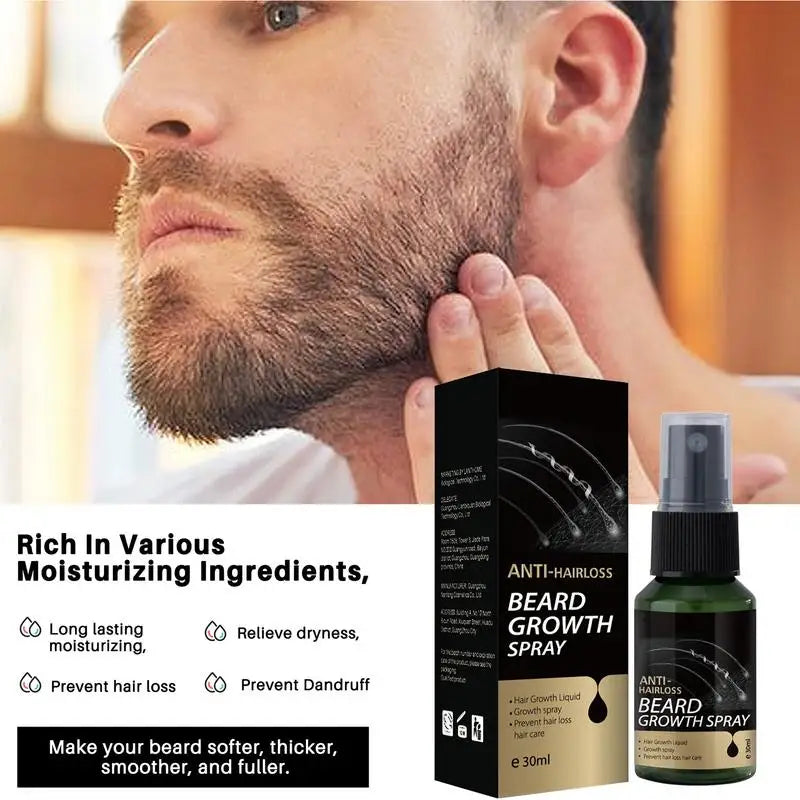 Anti-Hair Loss Beard Growth Spray