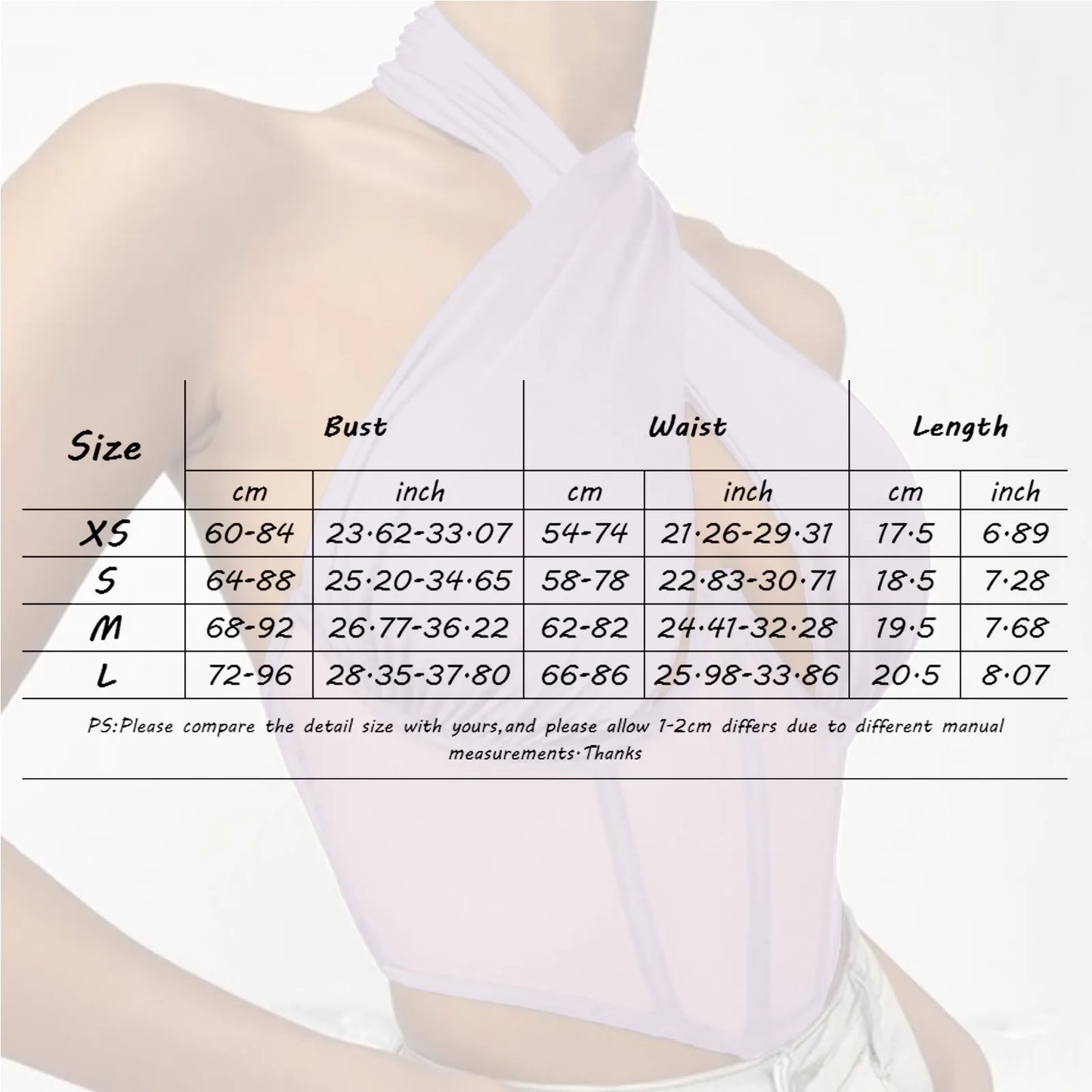 Cross Halter Sleeveless Blouse