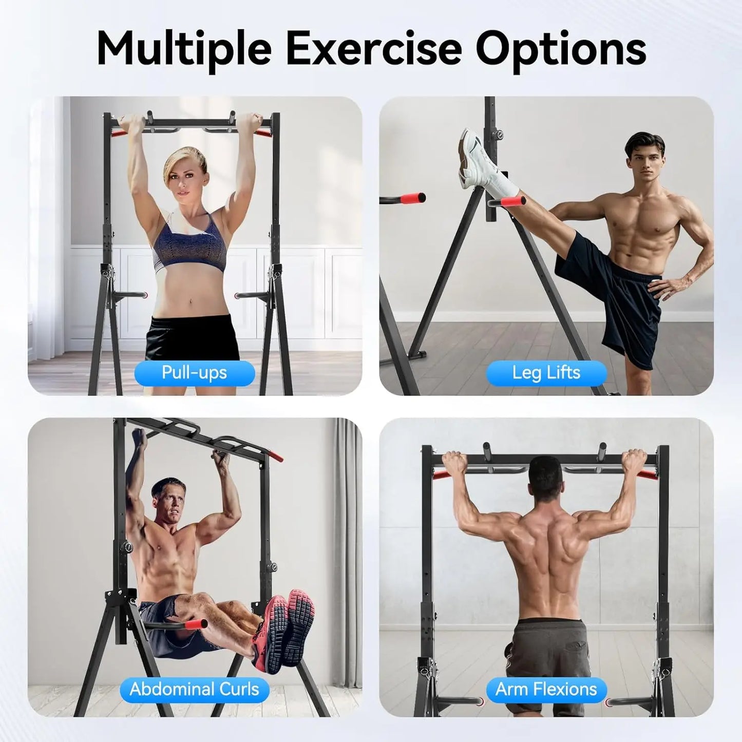 Foldable Pull Up/Dip Bar Stand