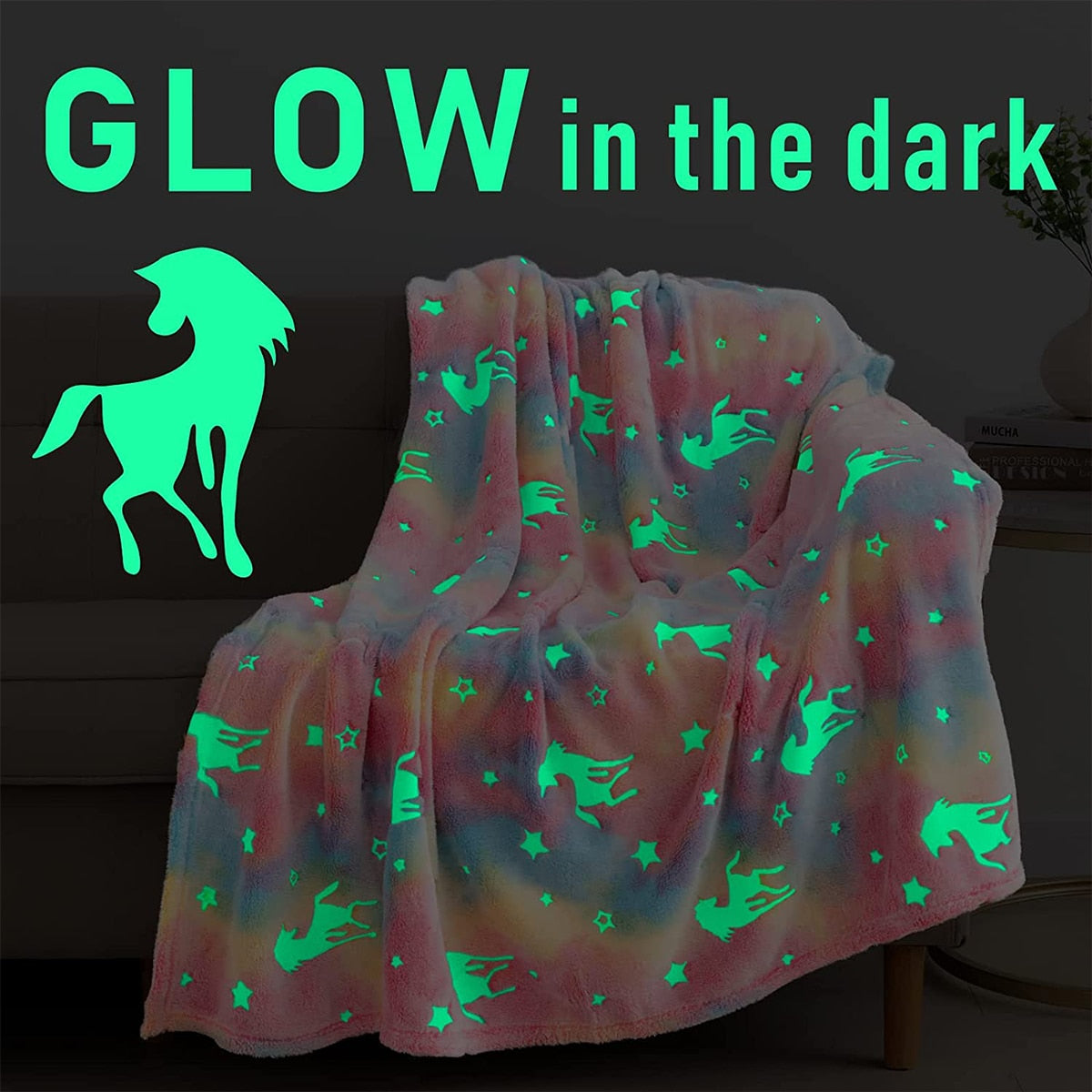 Glow in The Dark Throw Blanket